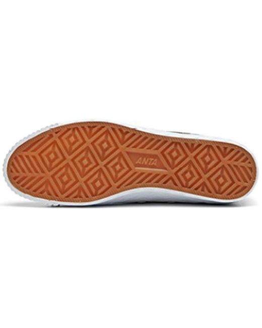 Anta White (Wmns) Life Series Sneakers Canvas High 'Suzhou'