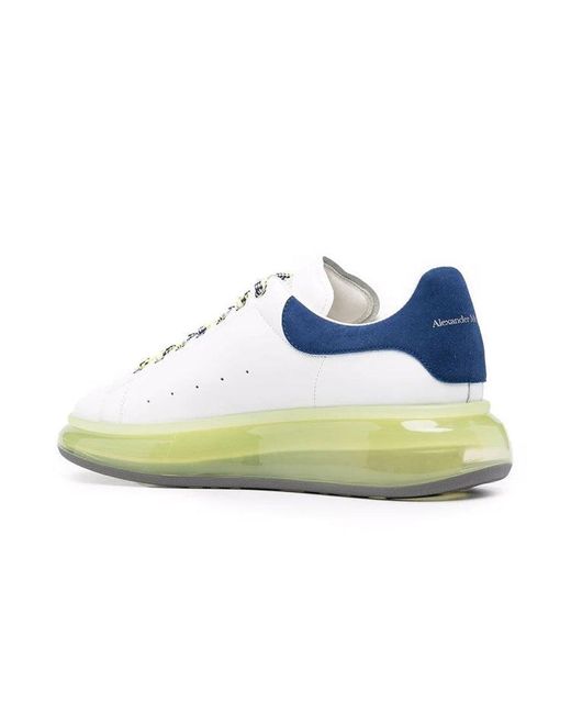 McQueen Blue Oversized Sneaker 'Translucent' for men