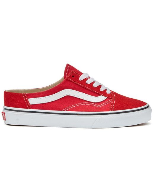 Vans Red Old Skool X Mule Racing for men