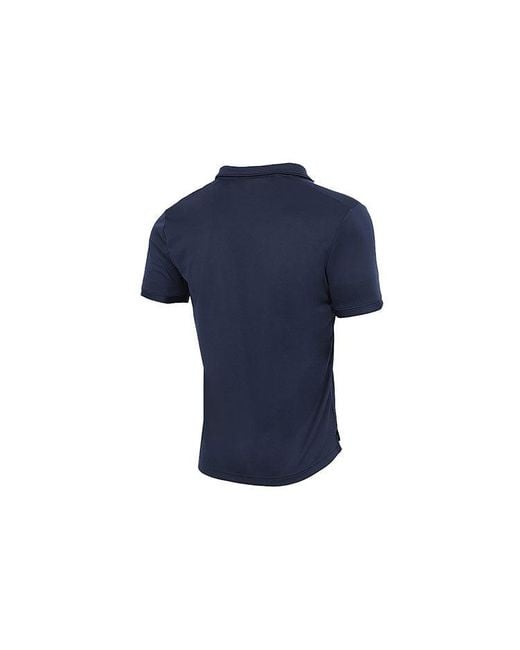 Nike Blue Court Dri-fit Victory Casual Sports Tennis Lapel Short Sleeve Polo Shirt Navy for men