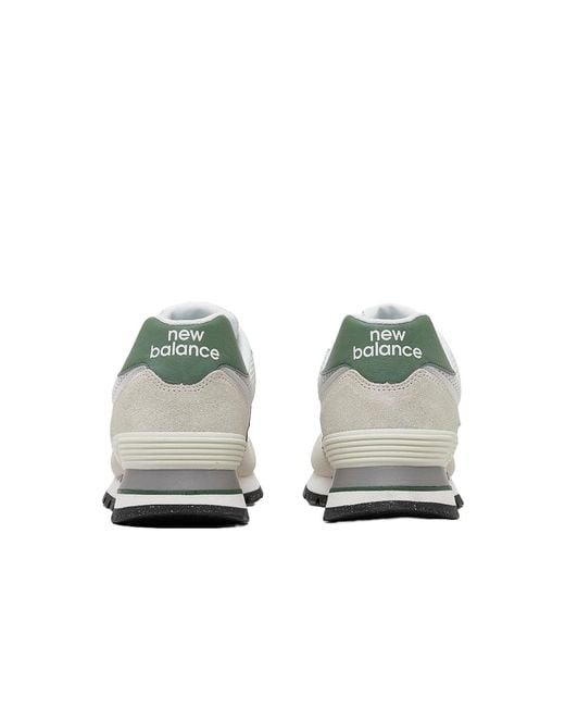 New Balance White 574 Rugged for men