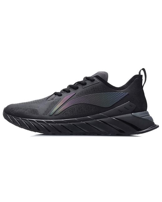 Li-ning Blue Running Shoes Reflective' for men