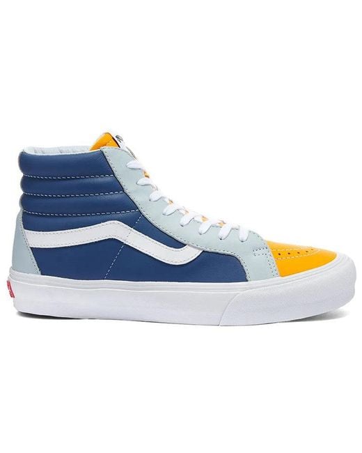Vans Blue Sk8-Hi Reissue Ef Lx 'Saffron True' for men