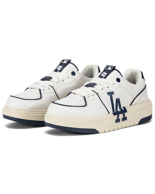 MLB White Chunky Liner Basic Dodgers