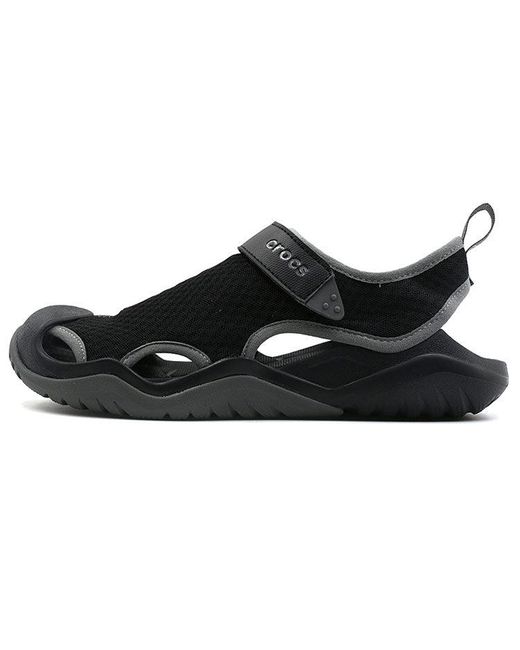 CROCSTM Black Swiftwater Sandals for men