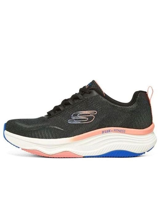 Skechers Black (Wmns) Relaxed Fit: D'Lux Fitness