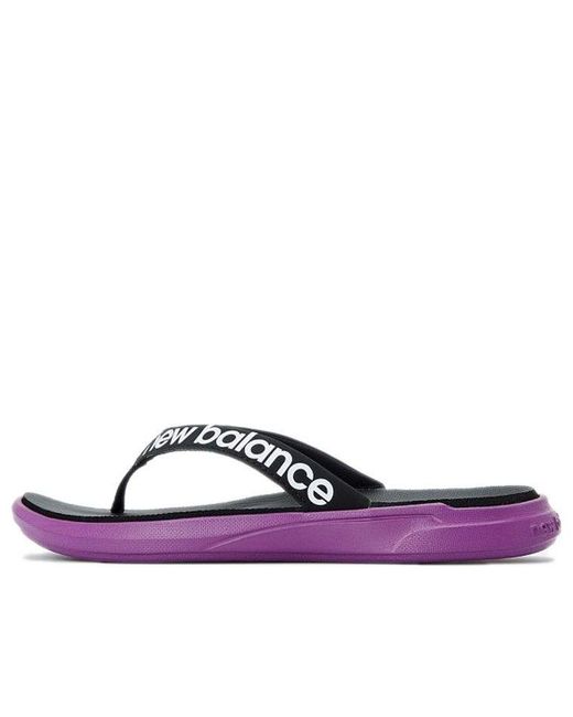 New Balance 340 Sandals Black/purple | Lyst