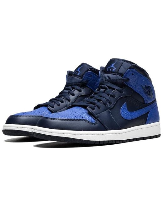 Nike Blue Air Jordan 1 Mid for men
