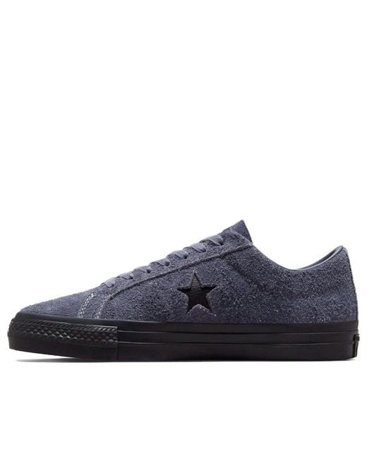 Converse Blue One Star Pro Suede Sneakers 'Dark Moss' for men