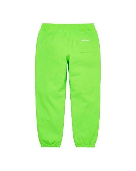 Supreme Green X Windstopper Sweatpants for men