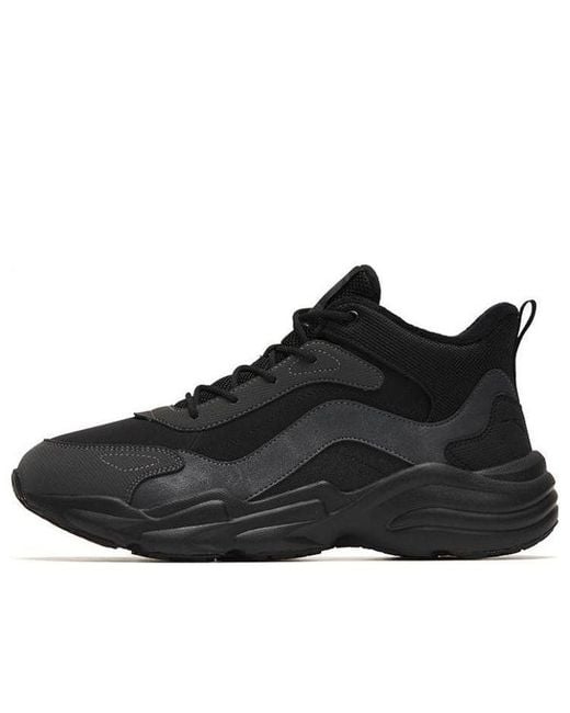 Anta Black Walker Mid for men