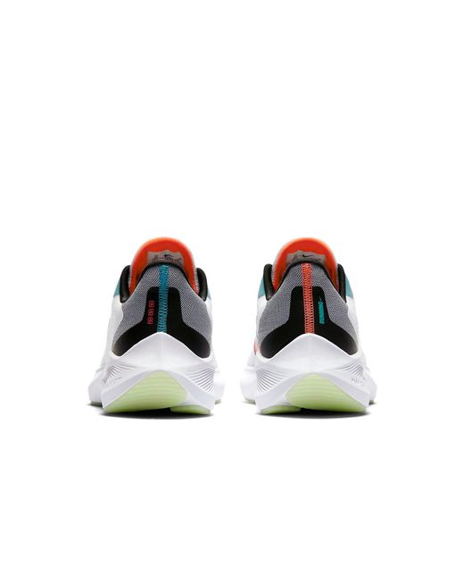 Nike Blue Air Zoom Winflo 7 'Flash Crimson Aqua' for men