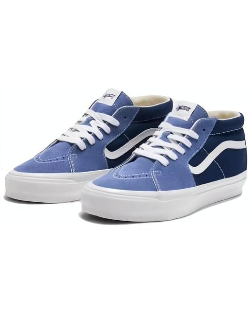 Vans Blue Premium Sk8-Mid 83 Shoes for men