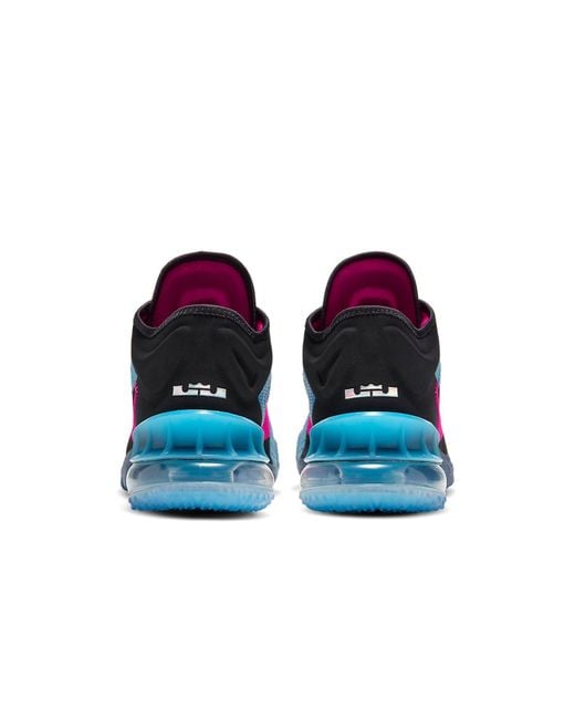 Nike Blue Lebron 18 Low 'Neon Nights' for men
