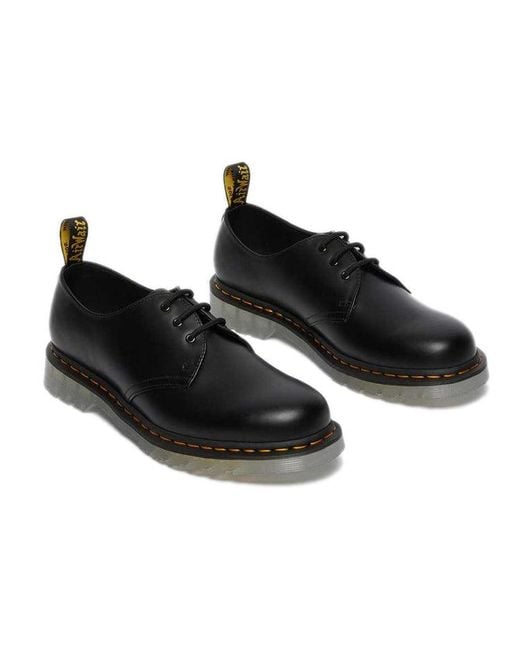 Dr. Martens Black 1461 Iced Smooth Leather Shoes for men
