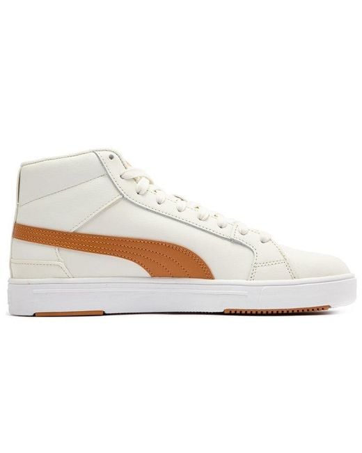PUMA White Serve Pro Lite Mid for men