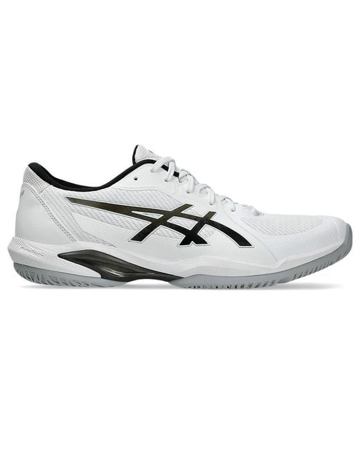 Asics White Solution Swift Ff 2 Sneakers Gunmetal' for men