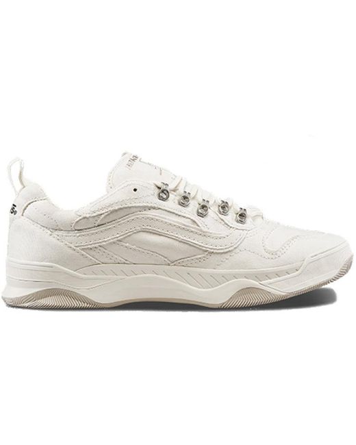 Vans White Brux Wc Cozy Thick Sole Low Tops Casual Shoe for men