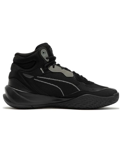 PUMA Black Playmaker Pro Mid for men