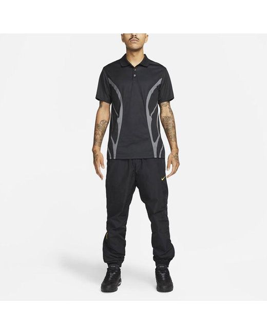 Nike X Drake Crossover Nocta Golf Series Sports Short Sleeve Polo Shirt Asia Edition Black for men