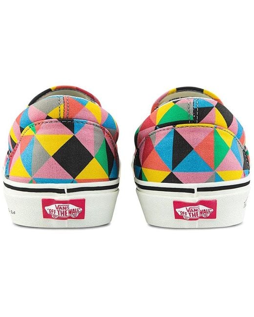 Vans Blue Moma X Classic Slip-On 'Faith Ringgold's Seven Passages To A Flight' for men