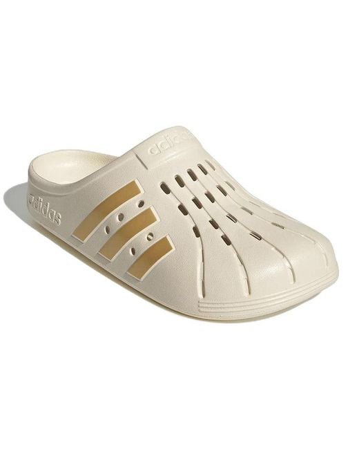 Adidas Natural Adilette Clog 'Wonder Metallic'