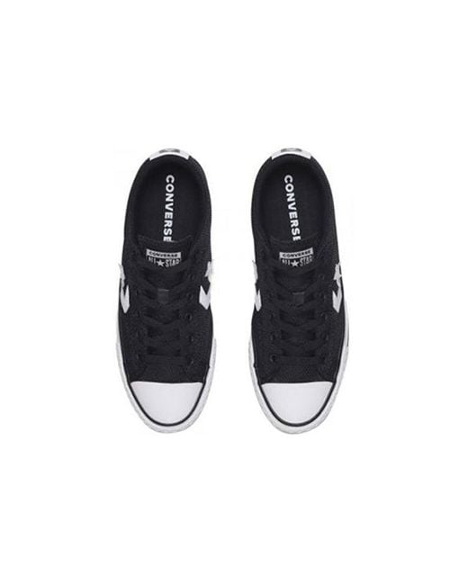 Converse Black Star Player Ox Sneaker Schwarz for men
