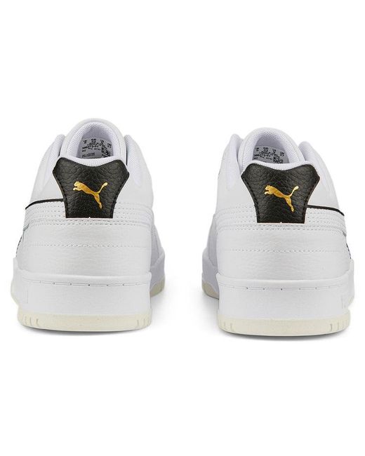 PUMA White Rbd Game Leather Trainers for men