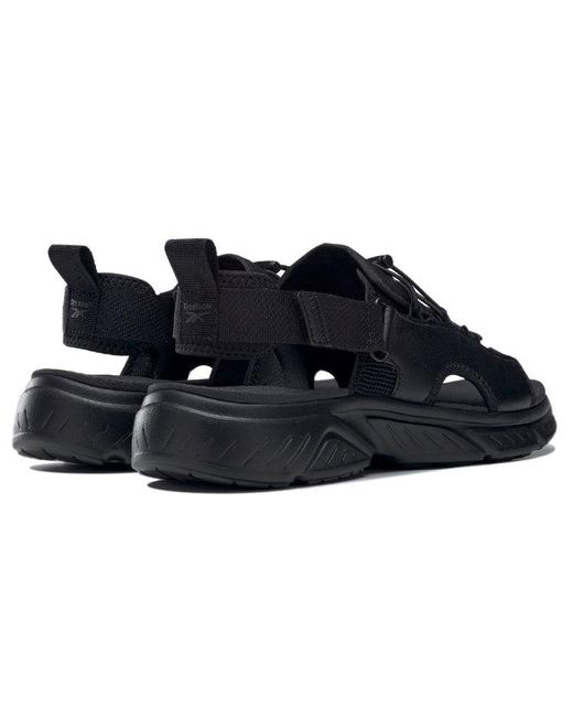 Reebok Blue Hyperium Slides Athleisure Casual Sports Sandals