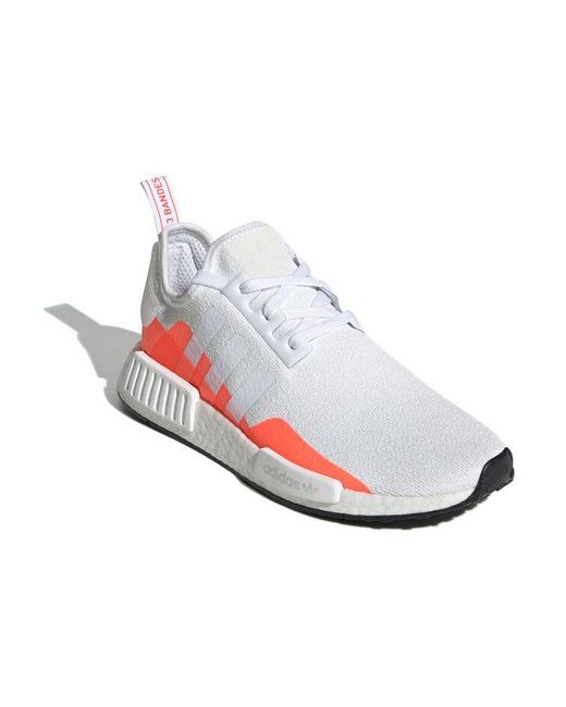 Adidas White Nmd_R1 Solar' for men