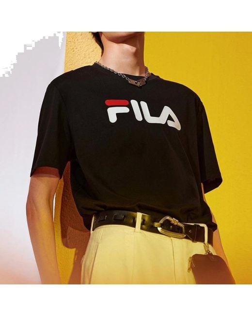 Fila Black Bellano T-Shirt for men