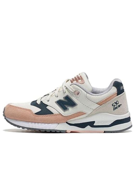 New Balance White (Wmns) 530 'Off Peach'