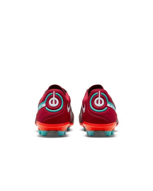 Nike Red Tiempo Legend 9 Elite Ag Pro 'Team Bright Crimson' for men