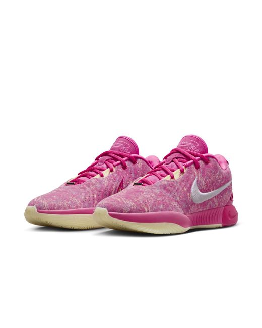 Nike Pink Lebron 21 'The World Is Your Oyster' for men