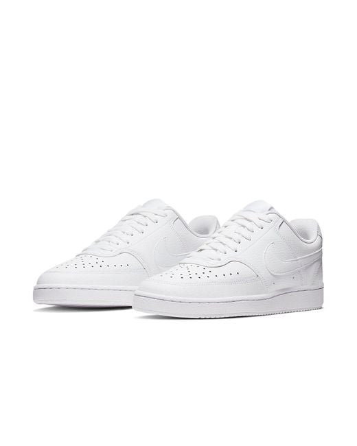 Nike White Court Vision Low Shoes