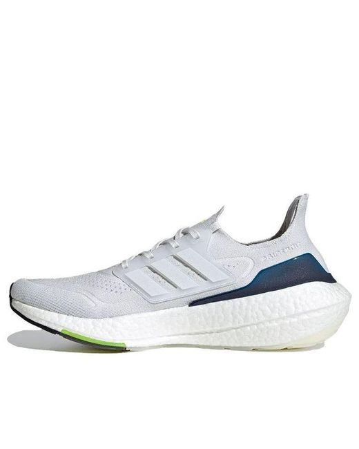 Adidas White Ultraboost 21 'Crystal' for men