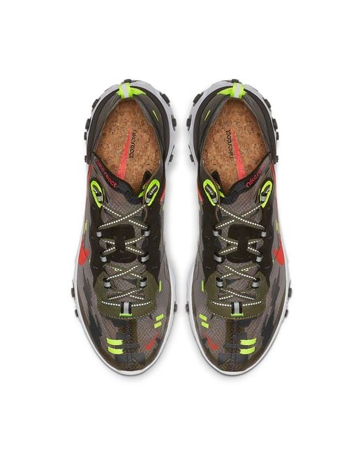 Nike Red React Element 87 'Camo' for men