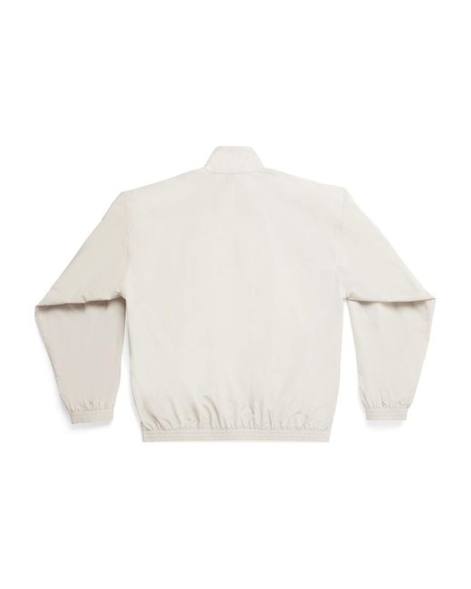 Balenciaga White Minimal Tracksuit Jacket for men
