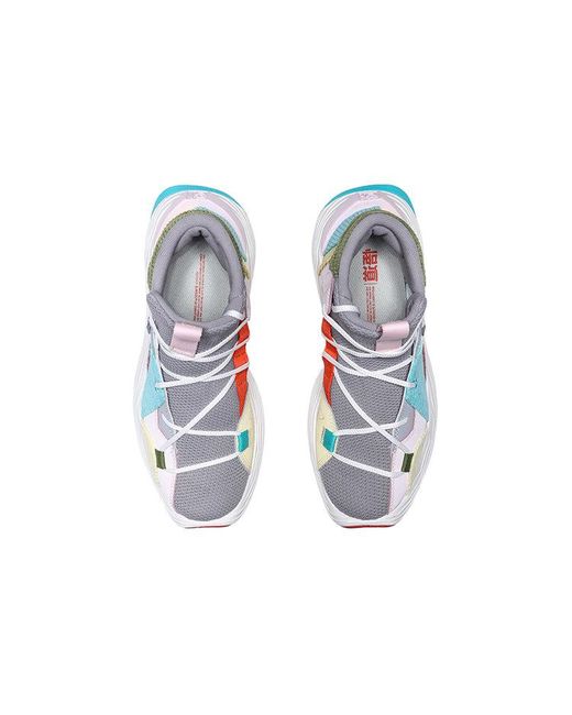 Li-ning Blue (Wmns) Kung Fu Winterized Sports Shoes