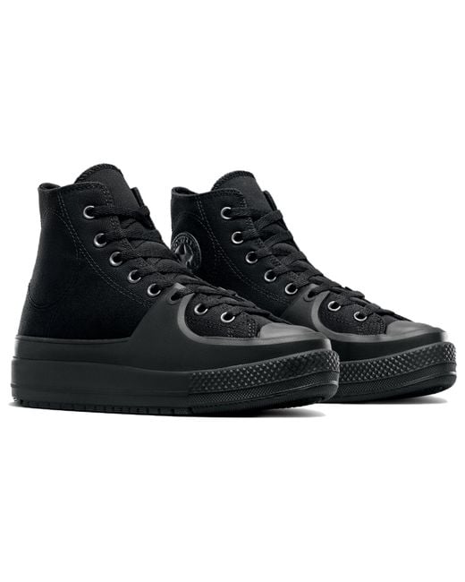 Converse Black Chuck Taylor All Star Construct High Top