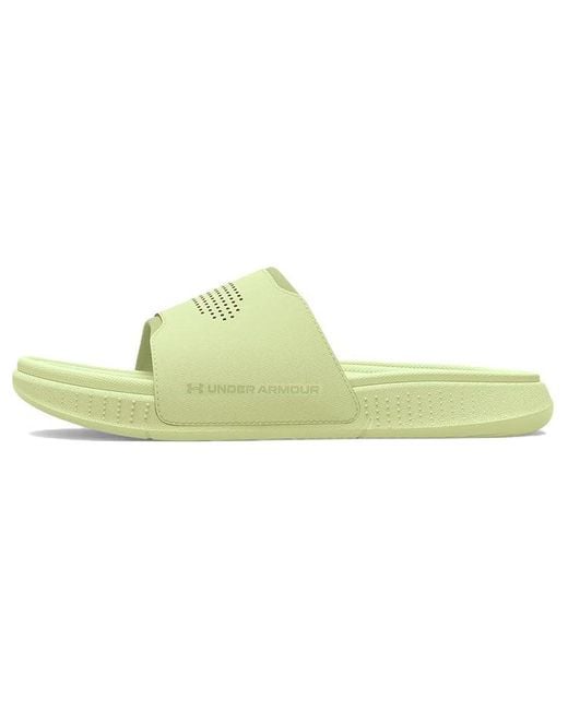 Under Armour Green Ansa Elevate Slide 'Pale' for men