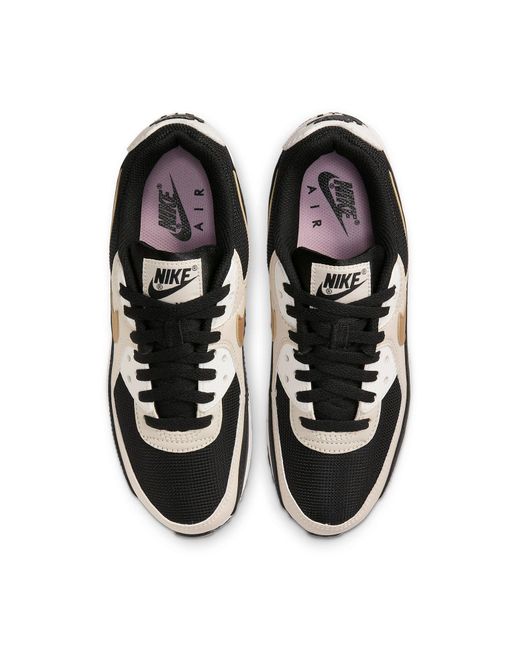 Nike Black (Wmns) Air Max 90 Metallic'