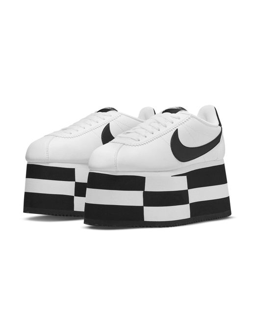 Nike Black (Wmns) Cortez X Comme Des Garcons 'Check'