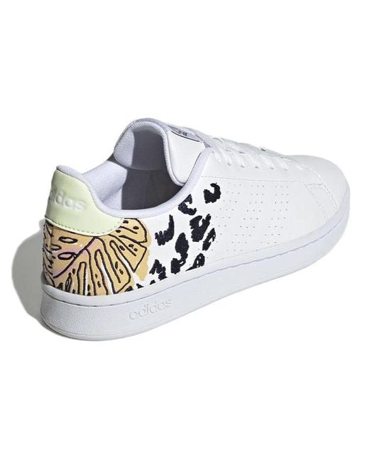 Adidas White (Wmns) X Farm Rio Advantage Court Almost Lime'