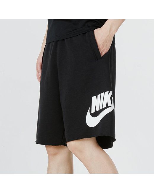 Nike Blue As Sportswear Spe Ft Alumni Short Logo for men