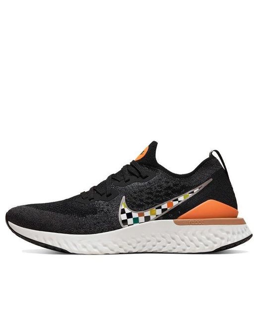 Nike Black Epic React Flyknit 2 'Multi-Color' for men