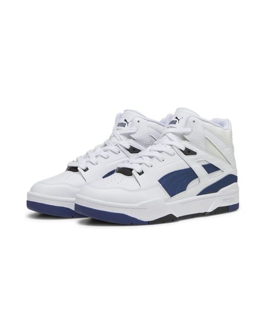 PUMA Blue Slipstream High Cracked Leather for men