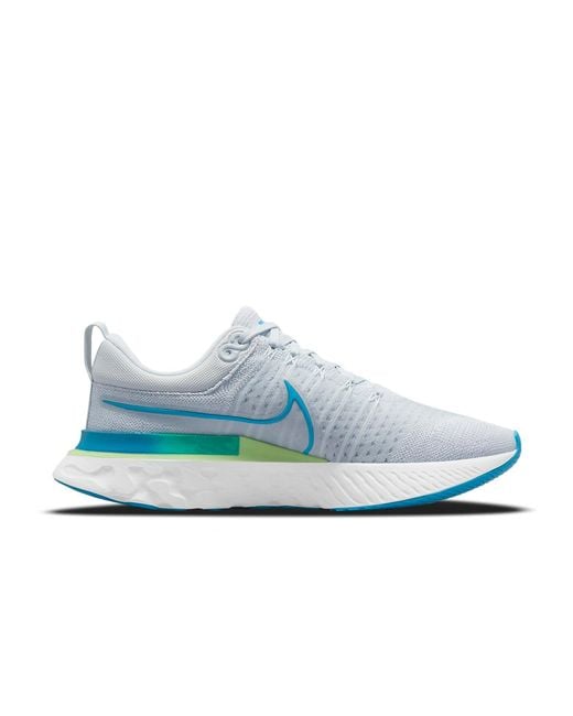 Nike Blue React Infinity Run Flyknit 2 for men