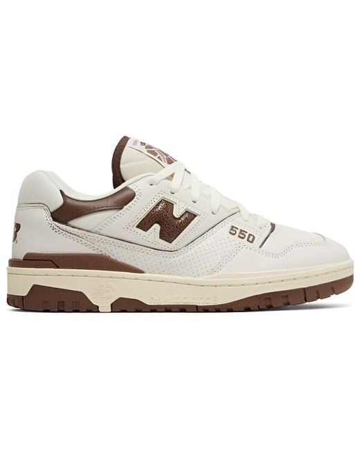 New Balance White 550 Aime Leon Dore Brown