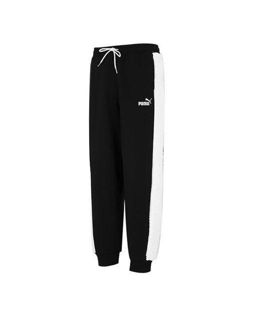 PUMA Black Fleece Blocking Pants for men